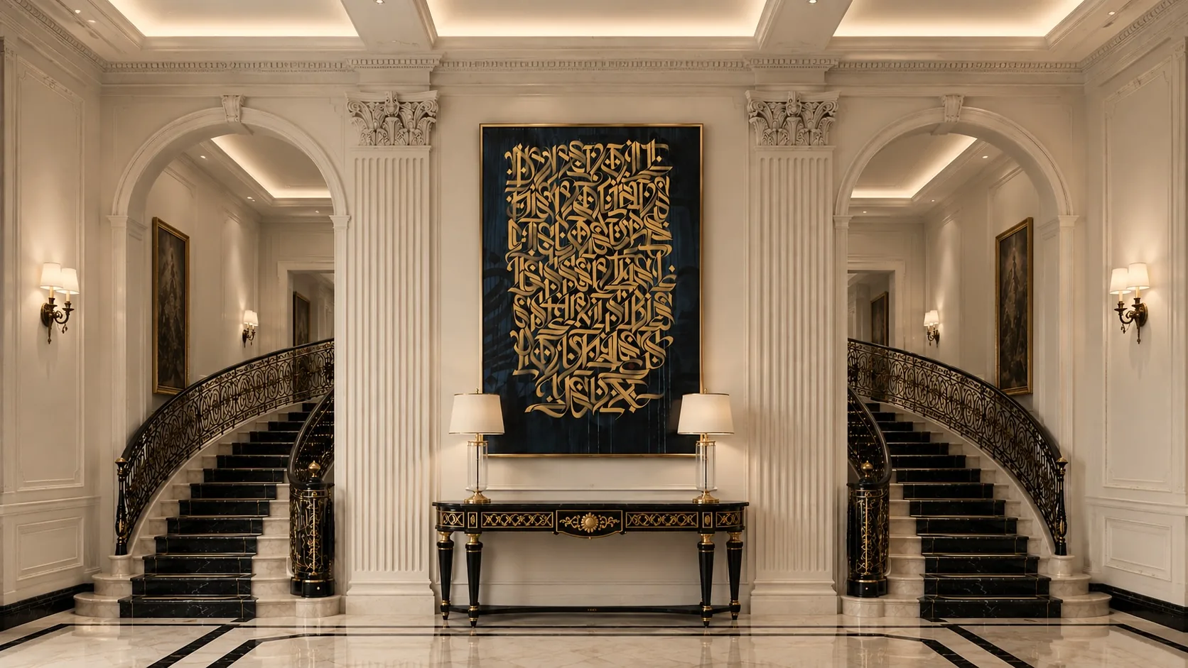 French Luxury interior detail